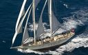 Sailing yacht Argo underway